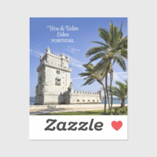 Belém Tower foto, Lissabon, Portugal Sticker