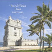 Belém Tower foto, Lissabon, Portugal Sticker (Voorkant)