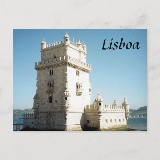 belem tower lisbon briefkaart (Voorkant)