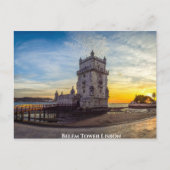 Belem Tower Lissabon Briefkaart (Voorkant)