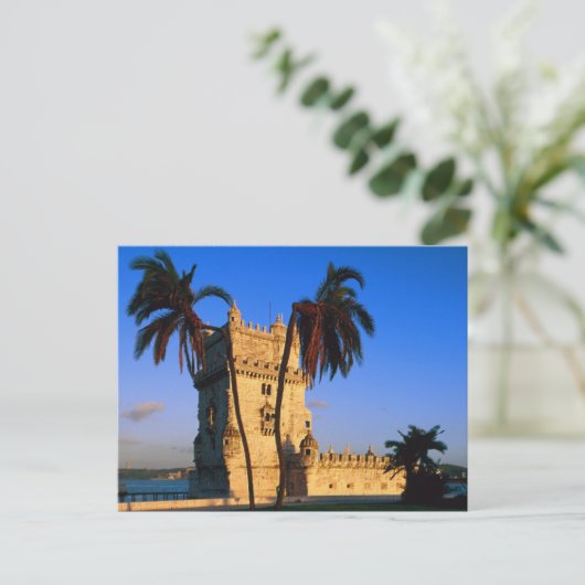 Belem Tower Portugal Briefkaart (Staand voorkant)