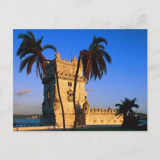 Belem Tower Portugal Briefkaart (Voorkant)