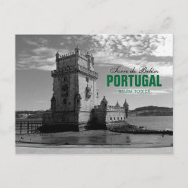  Belem Tower Silhouette 3 | Torre Belem Briefkaart