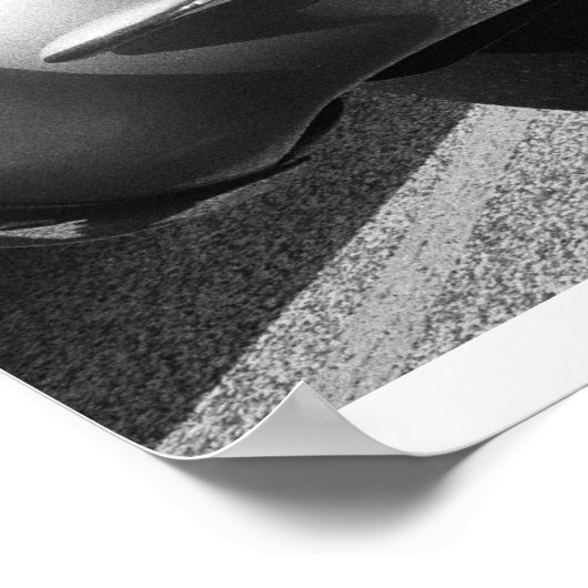  belemmering - 1957 Chevy Corvette Gasser Poster (Hoek)