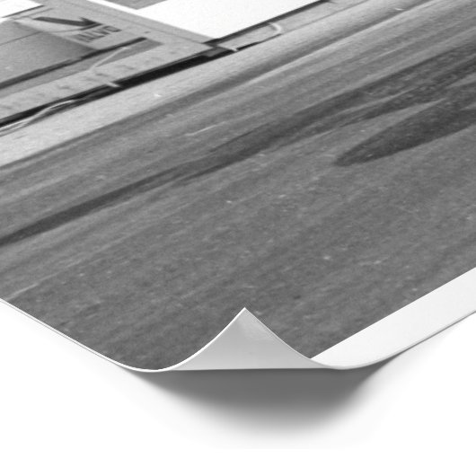  belemmering - BMW Drag Bike Poster (Hoek)