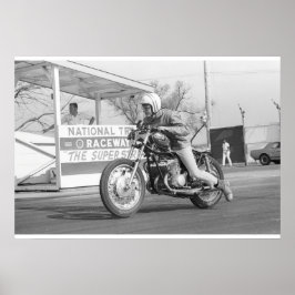 belemmering - BMW Drag Bike Poster