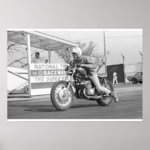 belemmering - BMW Drag Bike Poster
