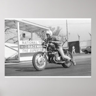 belemmering - BMW Drag Bike Poster