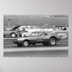  belemmering - de heer Gasket "Test Car" Camaro Poster