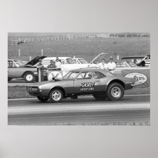  belemmering - de heer Gasket "Test Car" Camaro Poster
