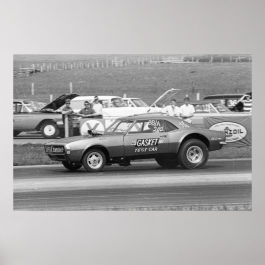  belemmering - de heer Gasket "Test Car" Camaro Poster (Voorkant)