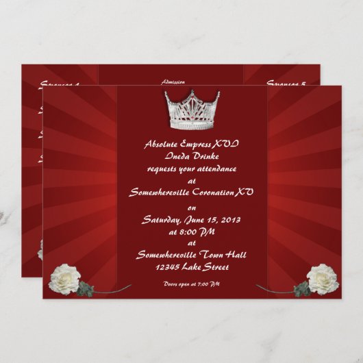 Belemmering de Innodigingen van de Douane van de k Kaart (Voorkant / Achterkant)