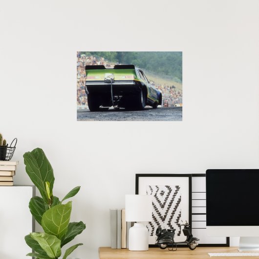 belemmering - Monza Funny Car Poster (Thuiskantoor)