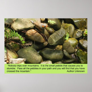 Belemmeringen, afdrukken poster