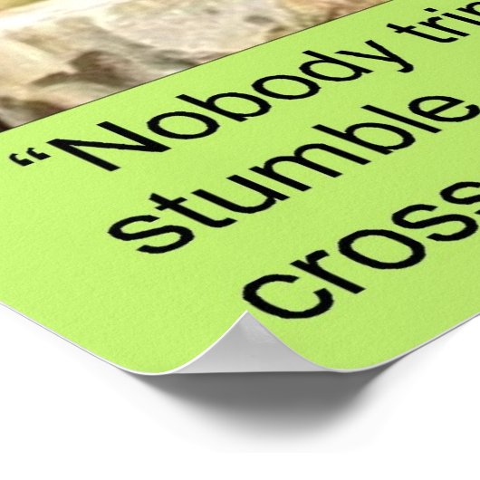 Belemmeringen, afdrukken poster (Hoek)