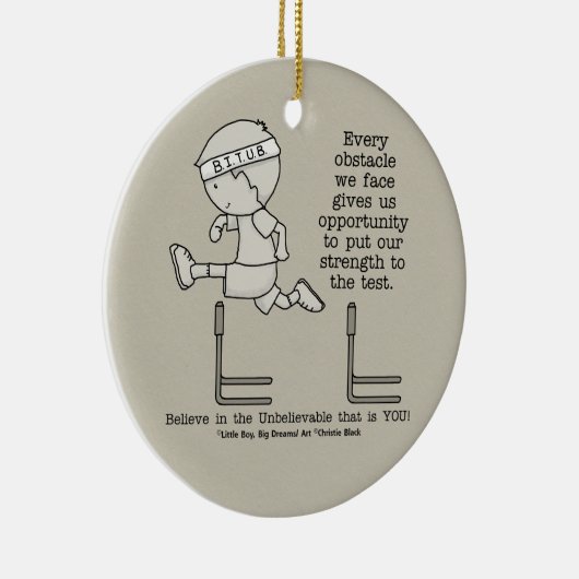 Belemmeringen Keramisch Ornament (Rechts)