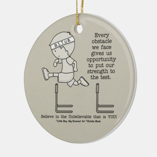 Belemmeringen Keramisch Ornament (Links)