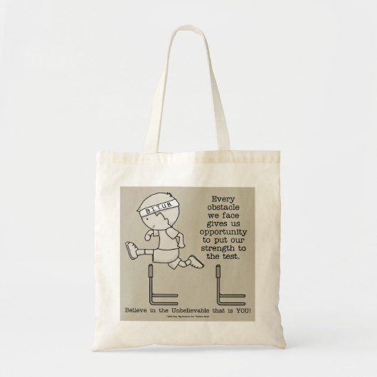 Belemmeringen Tote Bag (Voorkant)