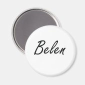 Belen artistieke naam Design Magneet (Voorkant / Achterkant)