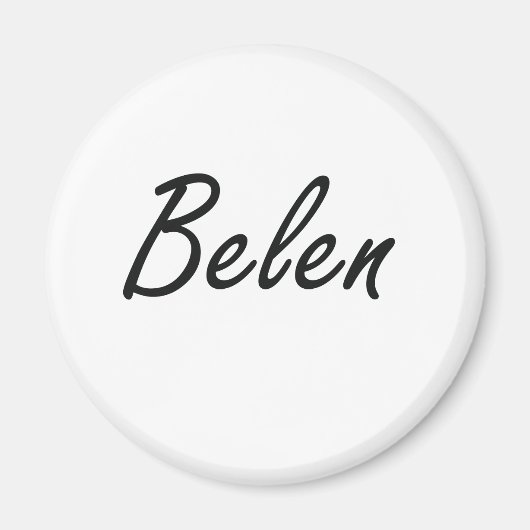 Belen artistieke naam Design Magneet (Voorkant)