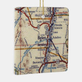 Belen New Mexico Map Keramisch Ornament (Rechts)
