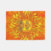 Belenus - de zon God Fleece Deken (Voorkant (Horizontaal))