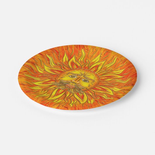 Belenus - de zon God Papieren Bordje (Gekanteld)