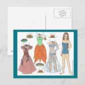 Belethwen Elf Paper Doll Briefkaart (Voorkant / Achterkant)