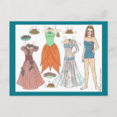 Belethwen Elf Paper Doll Briefkaart (Voorkant)