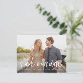 Belettering Bewaar ons Datum Briefkaart (Staand voorkant)