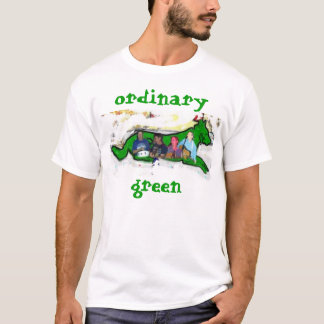 beleven de gewone groene ervaring t-shirt