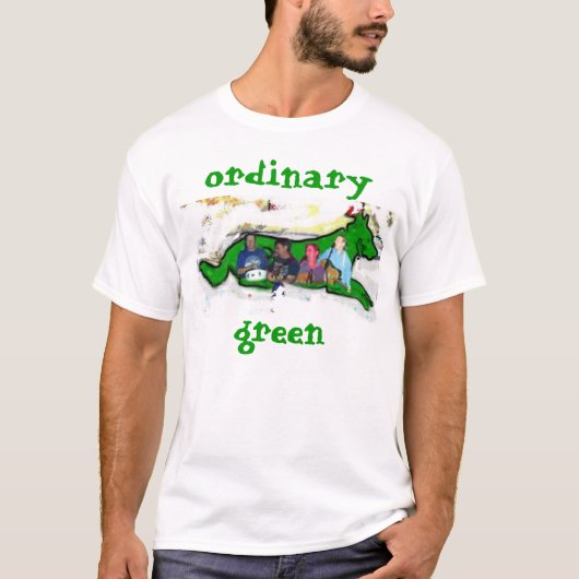 beleven de gewone groene ervaring t-shirt (Voorkant)