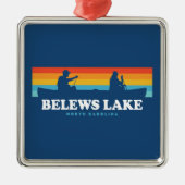 Belews Lake North Carolina Cano Metalen Ornament (Voorkant)