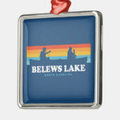 Belews Lake North Carolina Cano Metalen Ornament (Links)