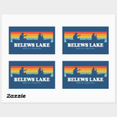 Belews Lake North Carolina Cano Rechthoekige Sticker (Vel)
