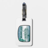 Belews Lake North Carolina Deer Bagagelabel (Achterkant verticaal)