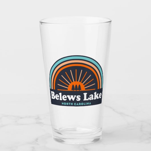 Belews Lake North Carolina Rainbow Glas (Voorkant)