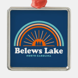 Belews Lake North Carolina Rainbow Metalen Ornament