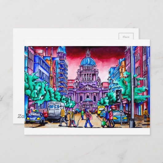 Belfast Alive - Royal Avenue Briefkaart (Voorkant / Achterkant)