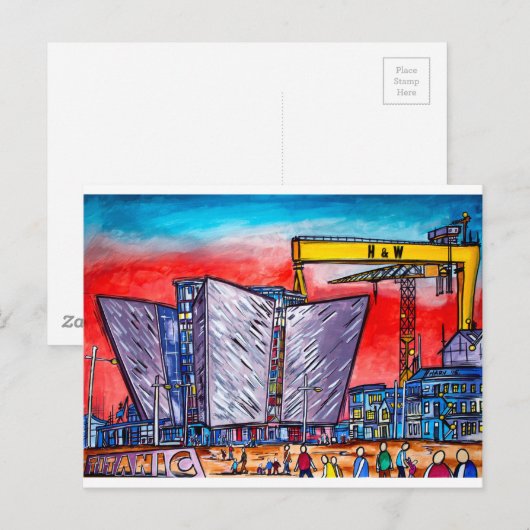 Belfast Alive - Titanic Quarter Briefkaart (Voorkant / Achterkant)