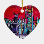 Belfast Alive - Universiteit van Queens Keramisch Ornament (Voorkant)