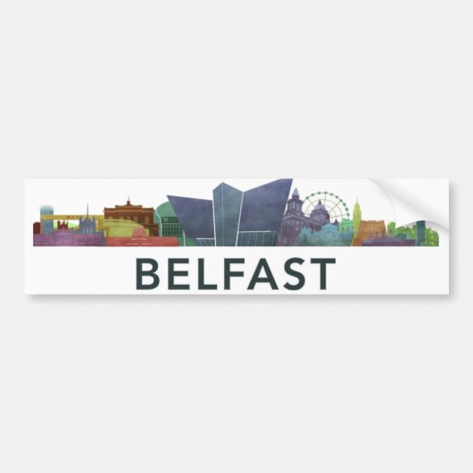 Belfast bumpersticker (Voorkant)