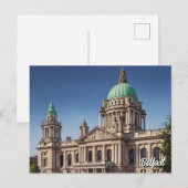 Belfast City Hall Ansichtkaart Briefkaart (Voorkant / Achterkant)