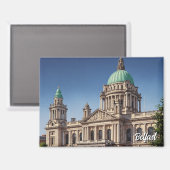 Belfast City Hall Ansichtkaart Magneet (Voorkant / Achterkant)