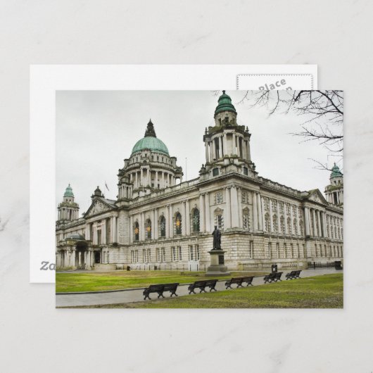Belfast City Hall Briefkaart (Voorkant / Achterkant)