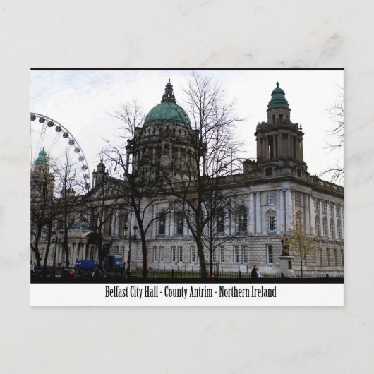 Belfast City Hall Briefkaart (Voorkant)