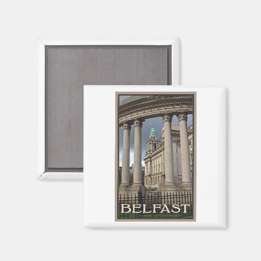 Belfast City Hall Magneet (Voorkant / Achterkant)