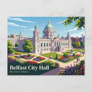 Belfast City Hall Noord-Ierland Briefkaart