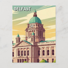 Belfast City Hall Northern Ireland Travel Briefkaart