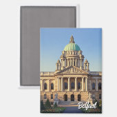 Belfast City Hall Northern Ireland Travel Magneet (Voorkant / Achterkant)